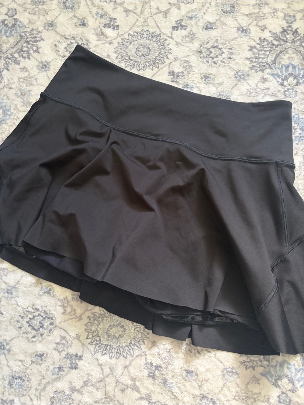 Athleta Black Athletic Skort with Built-In Shorts